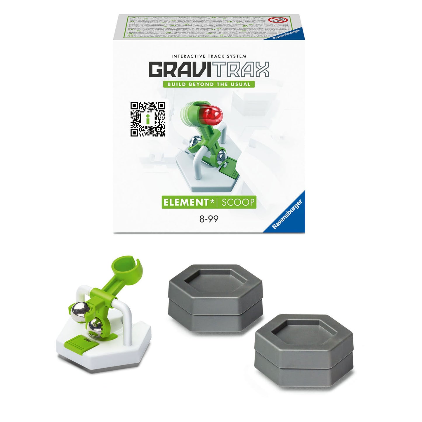 SCOOP de elemento de conjunto de expansión de RavensBurger Gravitrax