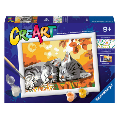 Ravensburger Pintura Creart en Number Autumn Kittens
