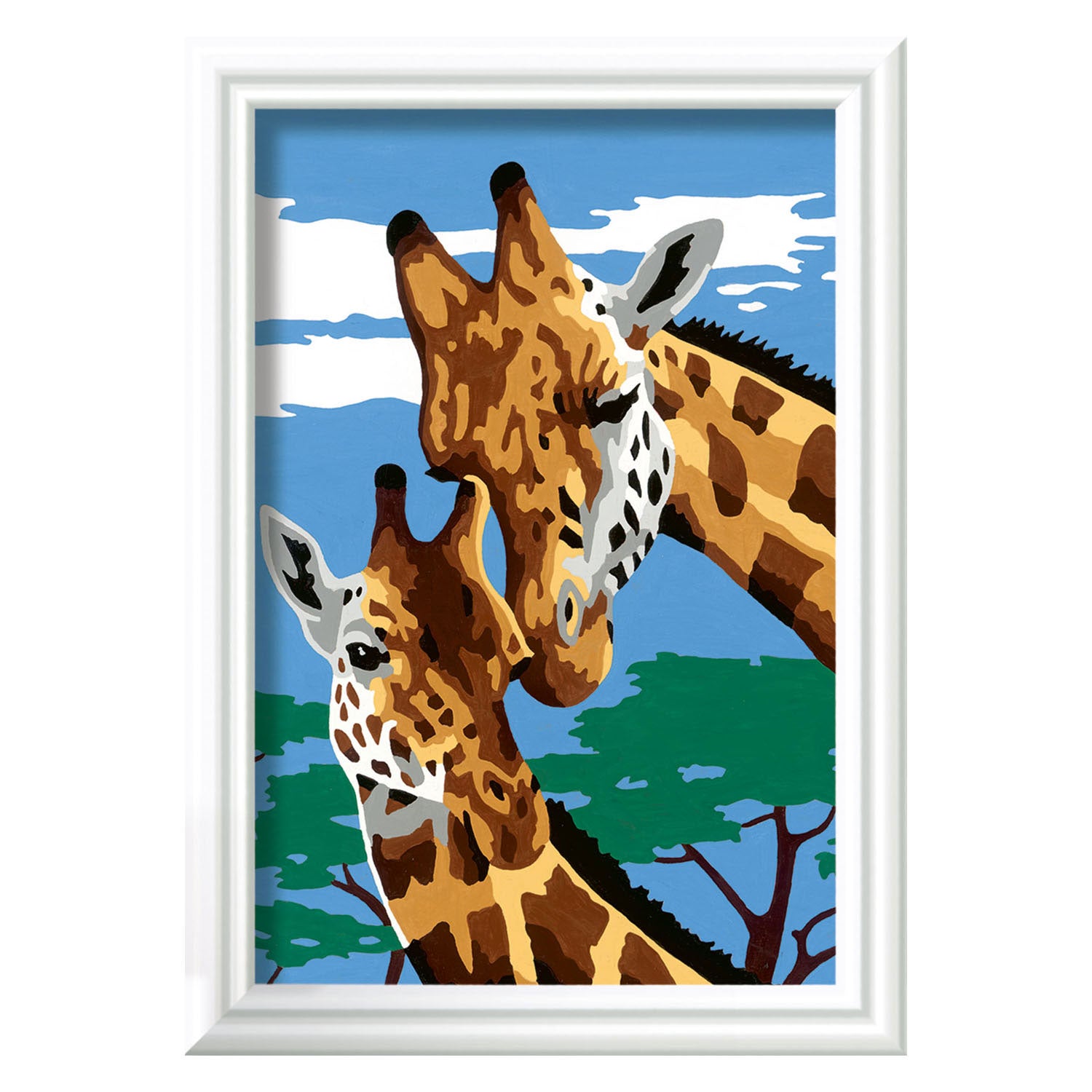 Ravvensburger Creart Painting su numeri carini giraffe