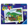 Ravensburger Creart Painting on Song Wandering Dinosaurus