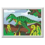 Ravensburger creart schilderen op nummer - dwalende dinosaurus - afbeelding 2