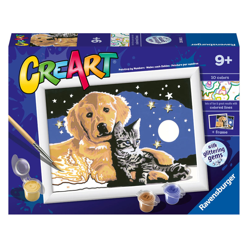 Ravensburger Pintura Creart en Número -dulzura de la estrella