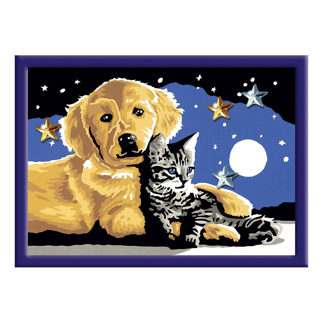 Ravensburger Pintura Creart en Número -dulzura de la estrella