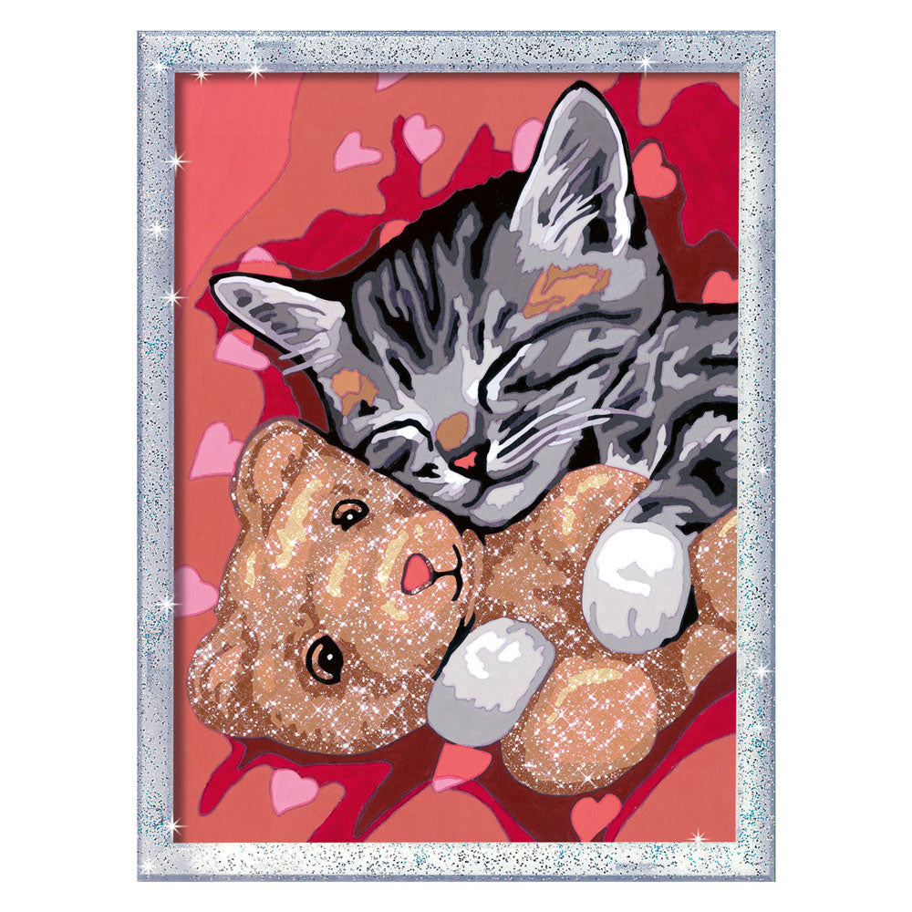 Ravensburger Pintura Creart en número pacífico gatito