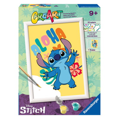 Ravensburger CreArt Schilderen op Nummer Aloha Stitch