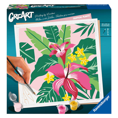 Ravensburger Pintura Ciora en número Tropical Plants