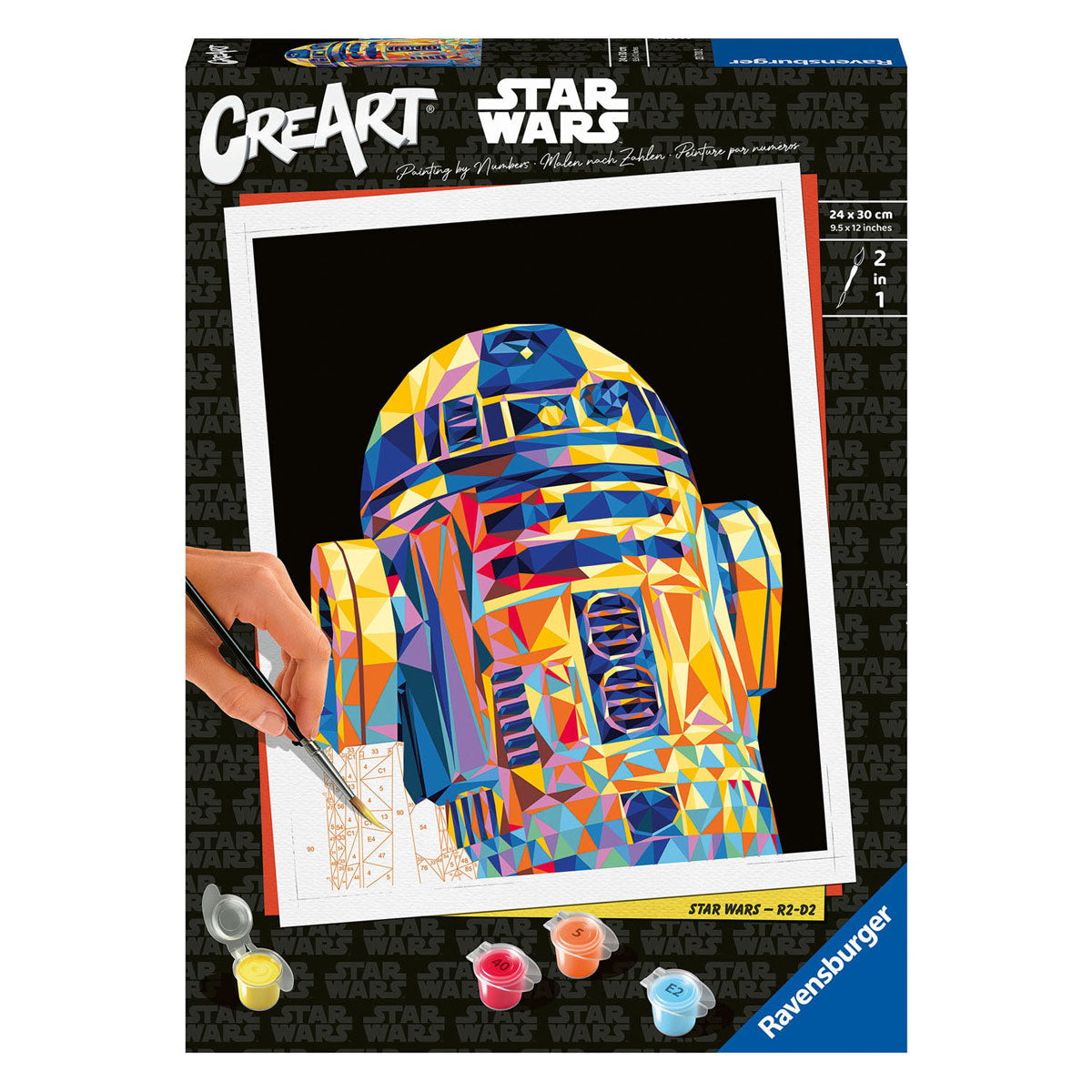 Ravensburger Pintura Creart en Number Star Wars R2 D2