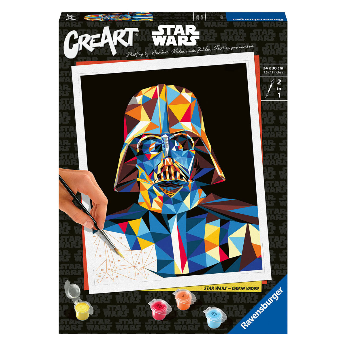 Ravensburger Creart Pintura en la canción Star Wars Darth Vader