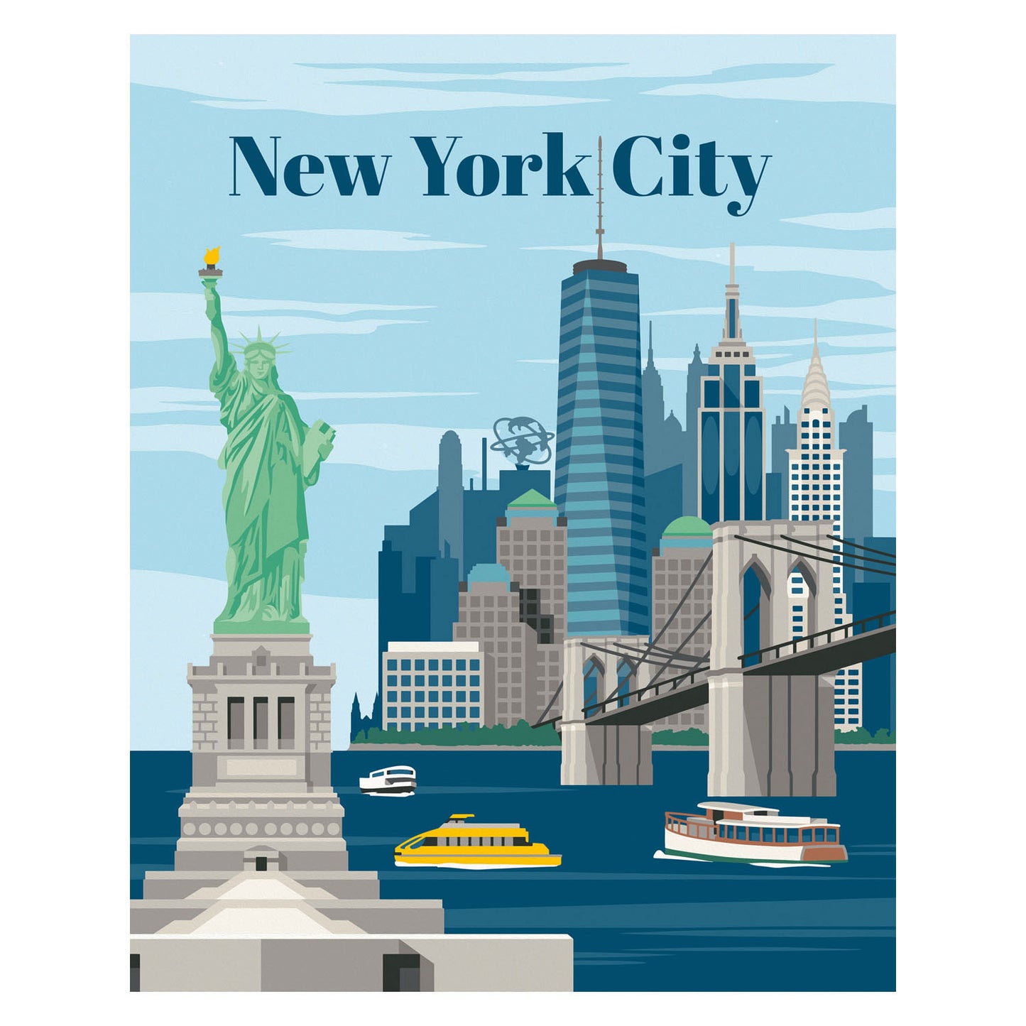 Ravensburger Creart Painting di Number Colorful York