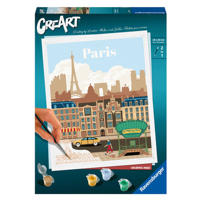 Ravensburger Creart Pintura por número colorido París
