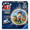 Lampada notturna del puzzle 3D Ravensburger, 72 °.