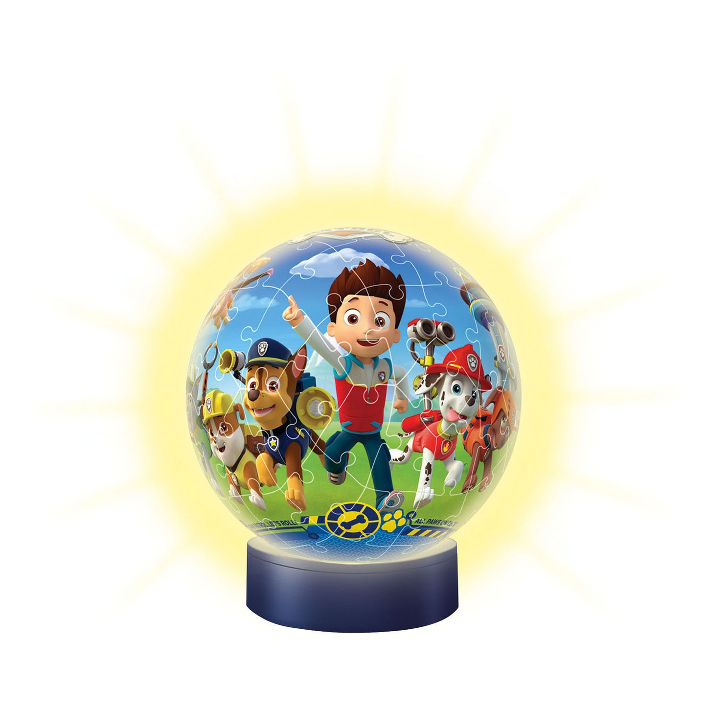 Lampada notturna del puzzle 3D Ravensburger, 72 °.
