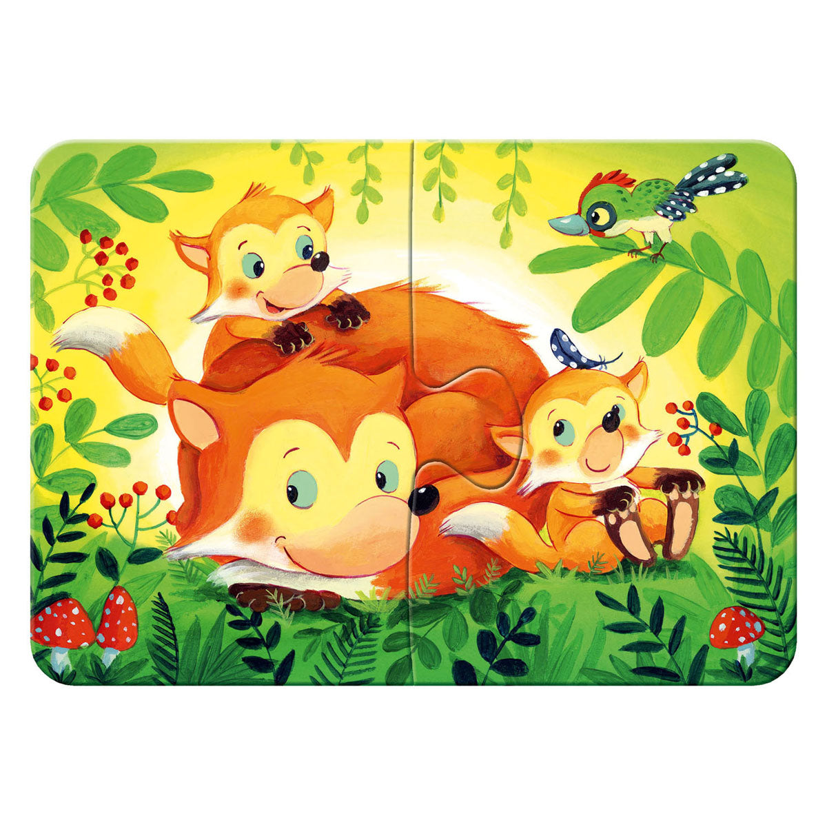 Puzzle Ravensburger Piccole famiglie di animali, 4in1