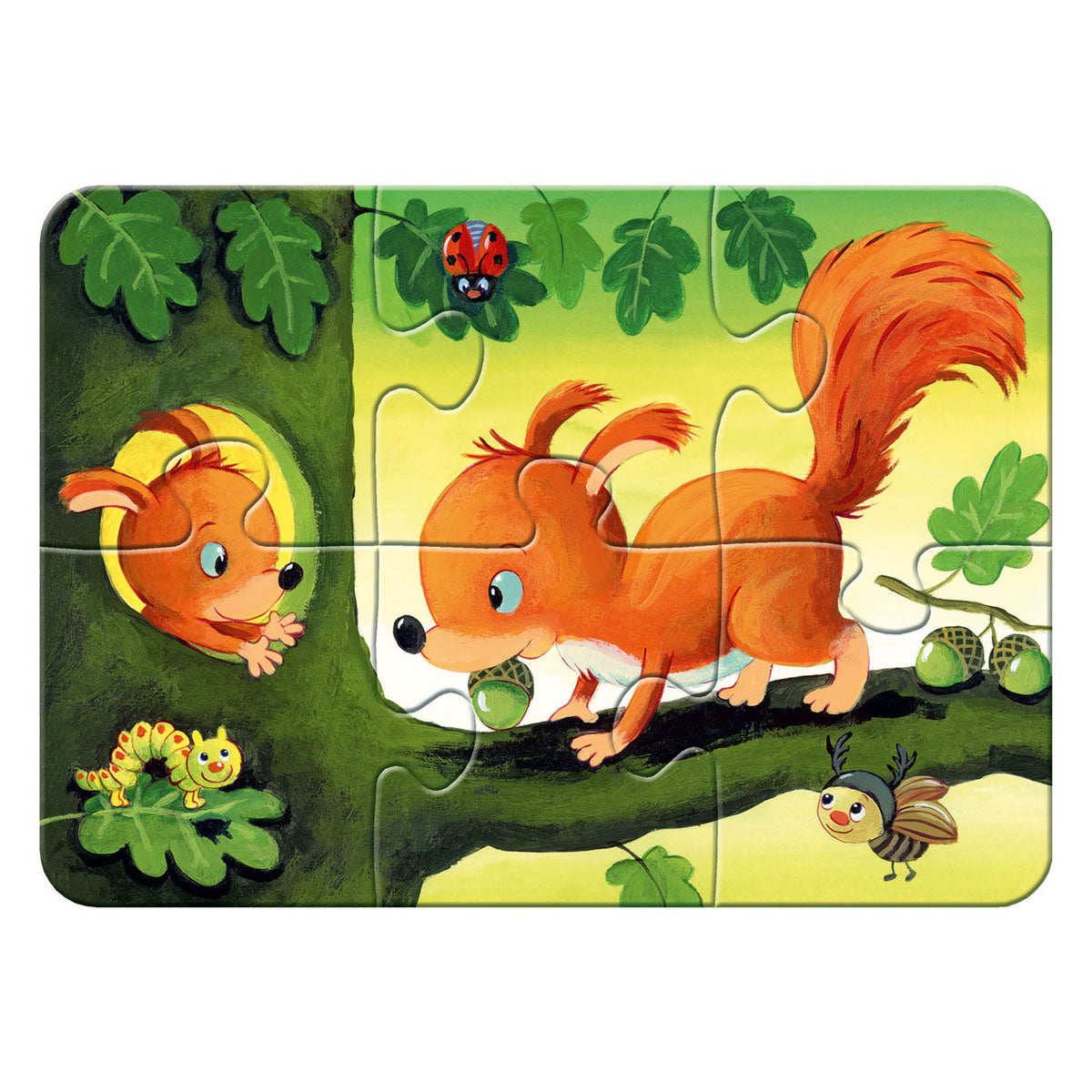 Ravensburger Legpuzzel Kleine Dierenfamilies, 4in1