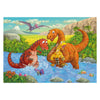 RAVENSBURGER JIGSAW puzzle che gioca a dinos, 2x24st.