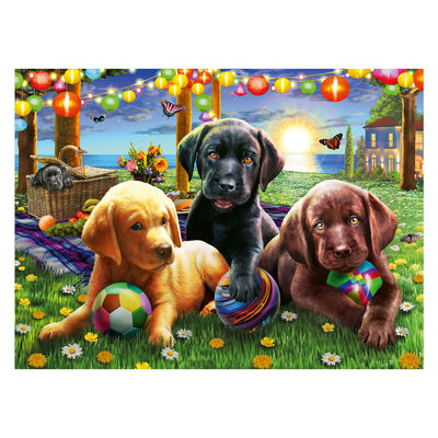 Ravensburger Jigsaw Puzzle XXL Dogs Picnic, 100º.