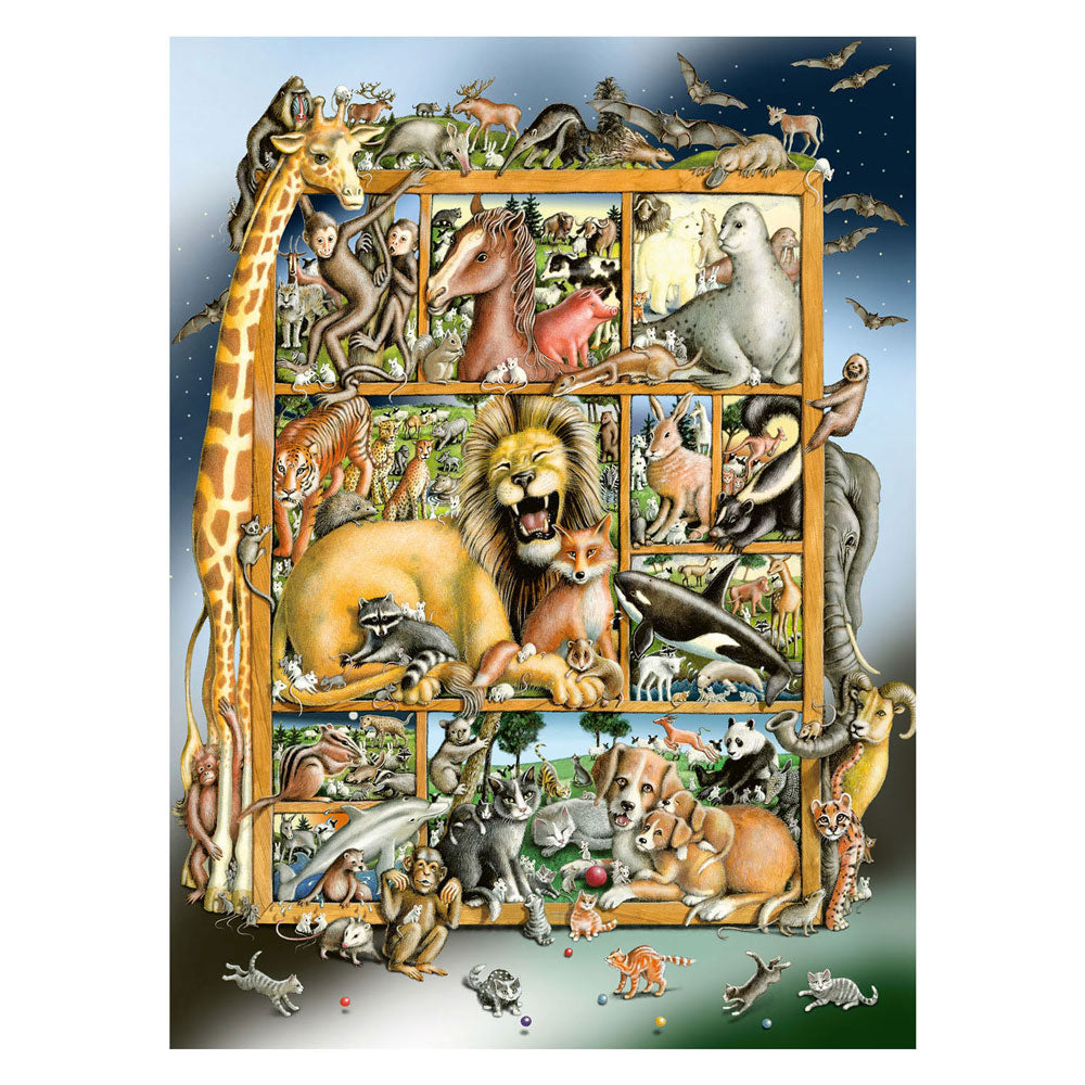 Ravensburger jigsaw puzzle XXL animal collage, 100th.
