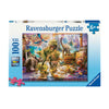 RAVENSBURGER JIGSAW Puzzle XXL e giocattoli, 100 °.