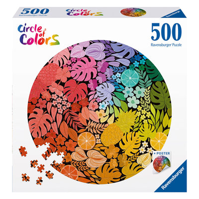 Ravensburger Jigsaw Puzzle Circle of Colors Tropical, 500º.