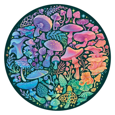 Ravensburger Jigsaw Puzzle Circle o Color Mushrooms, 500º.