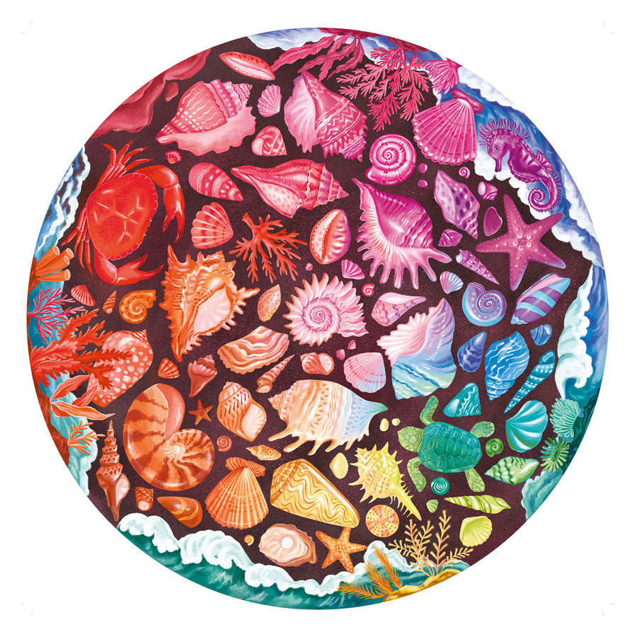 Ravensburger Jigsaw Puzzle Circle o Color Shells, 500 °.