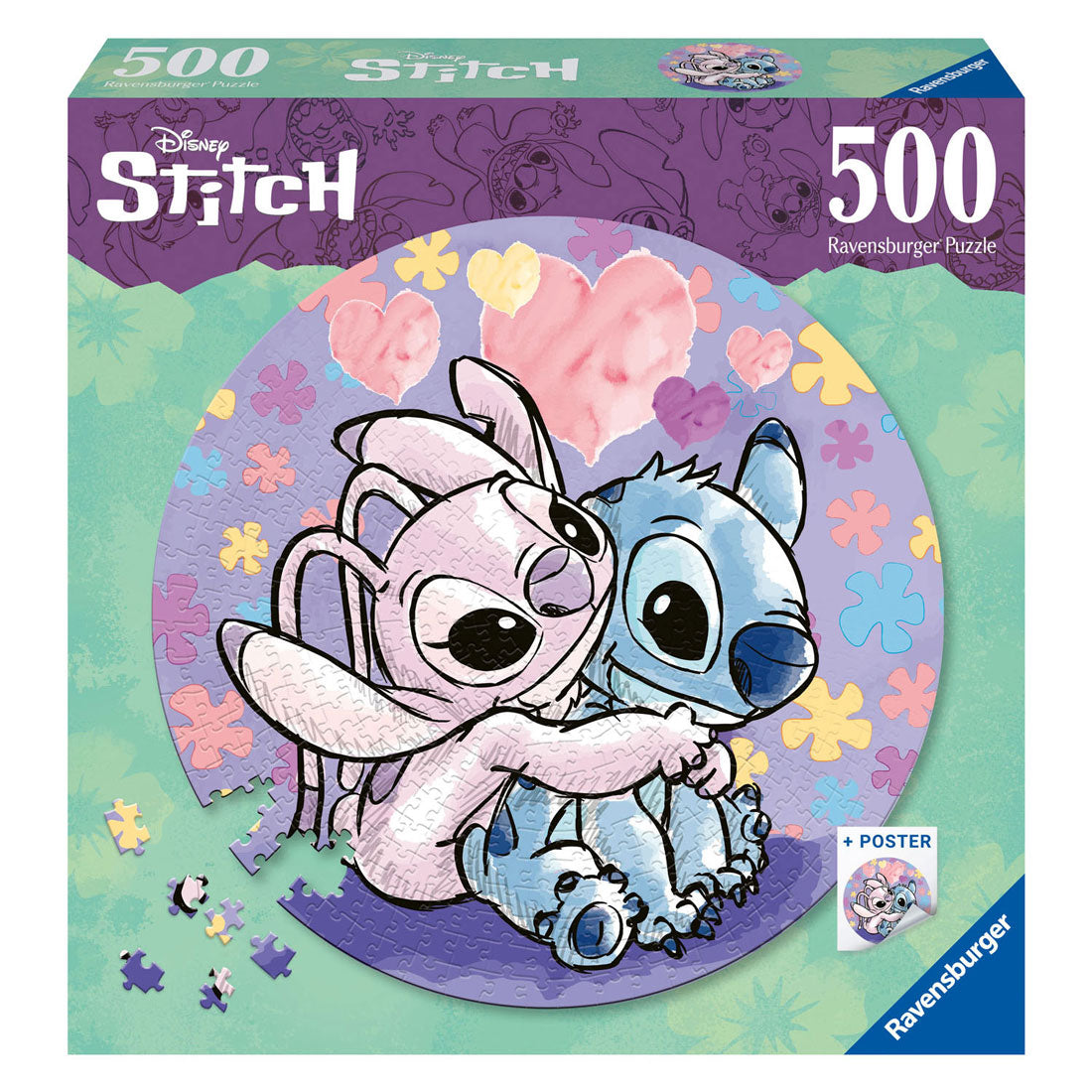 Ravensburger Jigsaw Puzzle alrededor de Stitch, 500st.