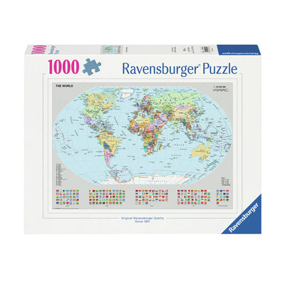 Ravvensburger Jigsaw Puzzle Political World Map, 1000st.