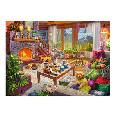 Ravensburger Jigsaw Puzzle Cozy Hut, 1000.