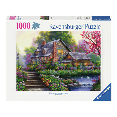 RAVENSBURGER JIGSAW puzzle Romantico cottage, 1000st.