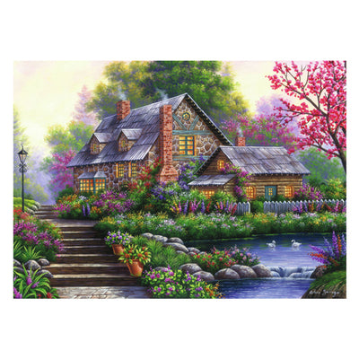 Ravensburger Jigsaw Puzzle Romantic Cottage, 1000.