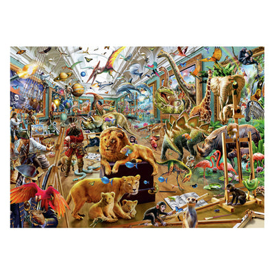 Ravensburger Jigsaw Puzzle Chaos en la galería, 1000.