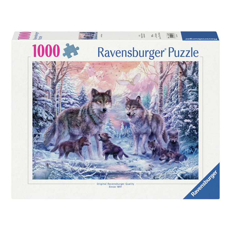 Ravensburger legpuzzel arctische wolven, 1000st.