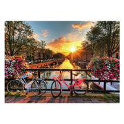 Ravensburger puzzel fietsen in amsterdam 1000 stukjes - afbeelding 2