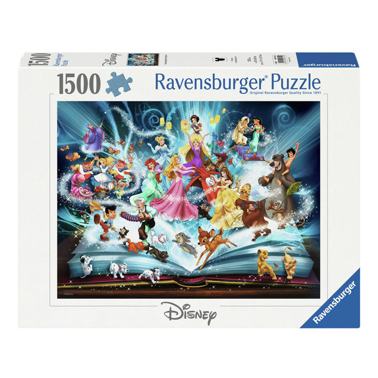 RAVENSBURGER JIGSAW puzzle Disney's Magic Fairy Tale Book, 1500st.