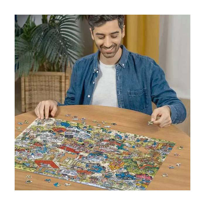 Ravvensburger Jigsaw Puzzle Holiday Resort 1: The Campsite, 1000st.