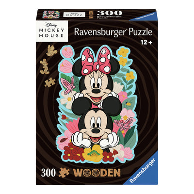 RAVENSBURGER PULLE DI LEGNAW PUZLE MOTORO MINNIE MINNIE, 300 °.