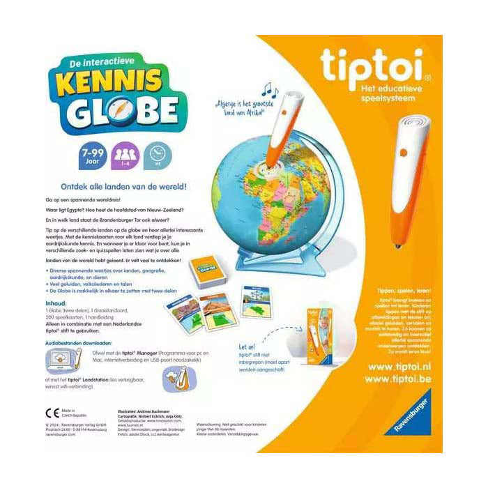 Ravensburger Tiptoi The Interactive Knowledge Globe