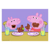 RAVENSBURGER puzzle puzzle Famiglia Happy Peppa Pig, 2x24st.