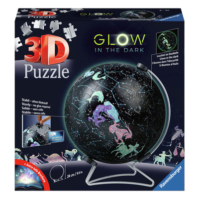 Le costellazioni di puzzle 3d Ravensburger brillano nel buio, 180 °.