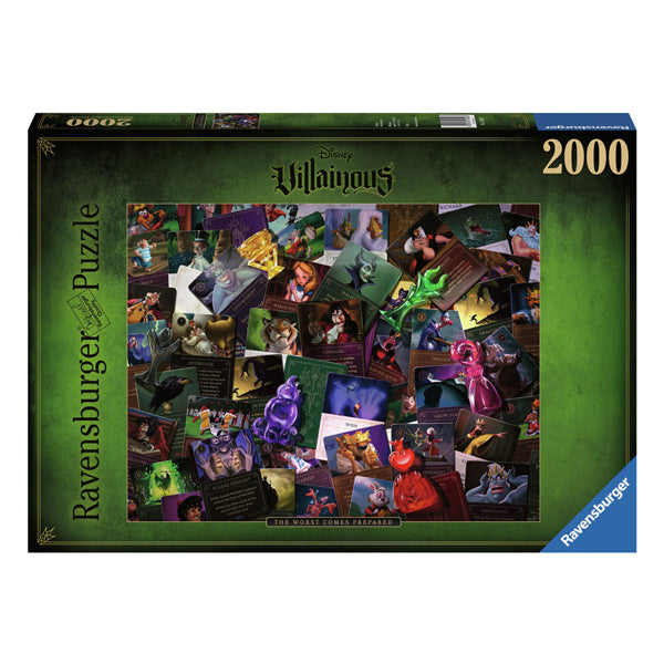 RAVENSBURGER JIGSAW puzzle malvagio: tutti i cattivi, 2000st.