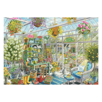 Ravensburger Jigsaw Puzzle Flowering Garden Greenhouse, 300º.