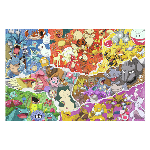 Pokémon di Ravensburger Jigsaw Pokémon, 5000st.