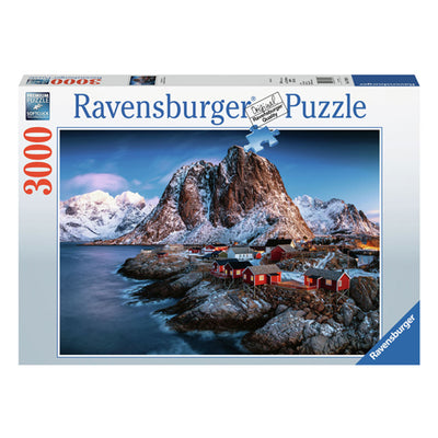 RAVENSBURGER puzzle puzzle Hamnoy Lofoten, 3000st.