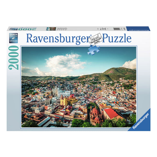 RAVENSBURGER JIGSAW puzzle Città coloniale di Guanajuato in Messico, 2000.