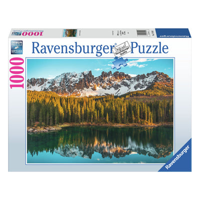 RAVENSBURGER puzzle paesaggi italiani Lago Di Carezza, 1000st.