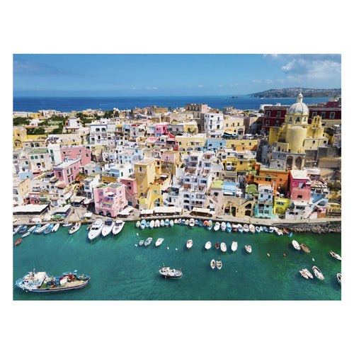 RAVENSBURGER JIGSAW puzzle paesaggi italiani Ista Su Procida, 1500st.