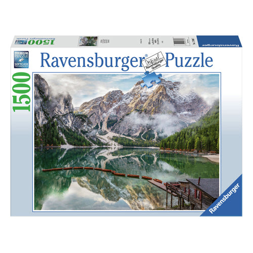 RAVENSBURGER puzzle puzzle paesaggi italiani lago Braies, 1500st.