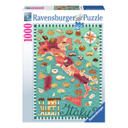 Ravensburger legpuzzel map of italy sweet, 1000st. - afbeelding 1