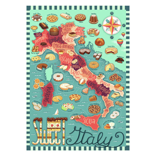 Ravensburger Jigsaw Puzzle Carper de Italia Sweet, 1000.