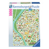 Ravensburger legpuzzel map of seville, 1000st.